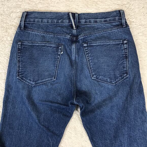 Anthropologie 3x1 Jeans Straight Denim Jean Fringe Boho Festival Artsy Western - Picture 9 of 12